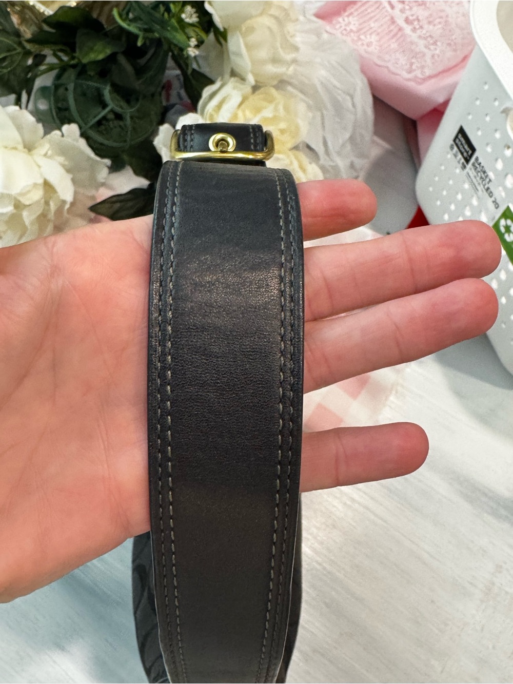 Coach Black Signature Crescent Hobo with Gold Hardware - Picture 5 of 8